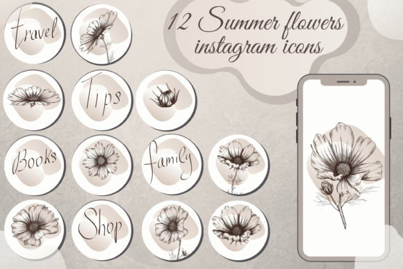 Download Flower Instagram Story Highlight Icons - Flower Collection
